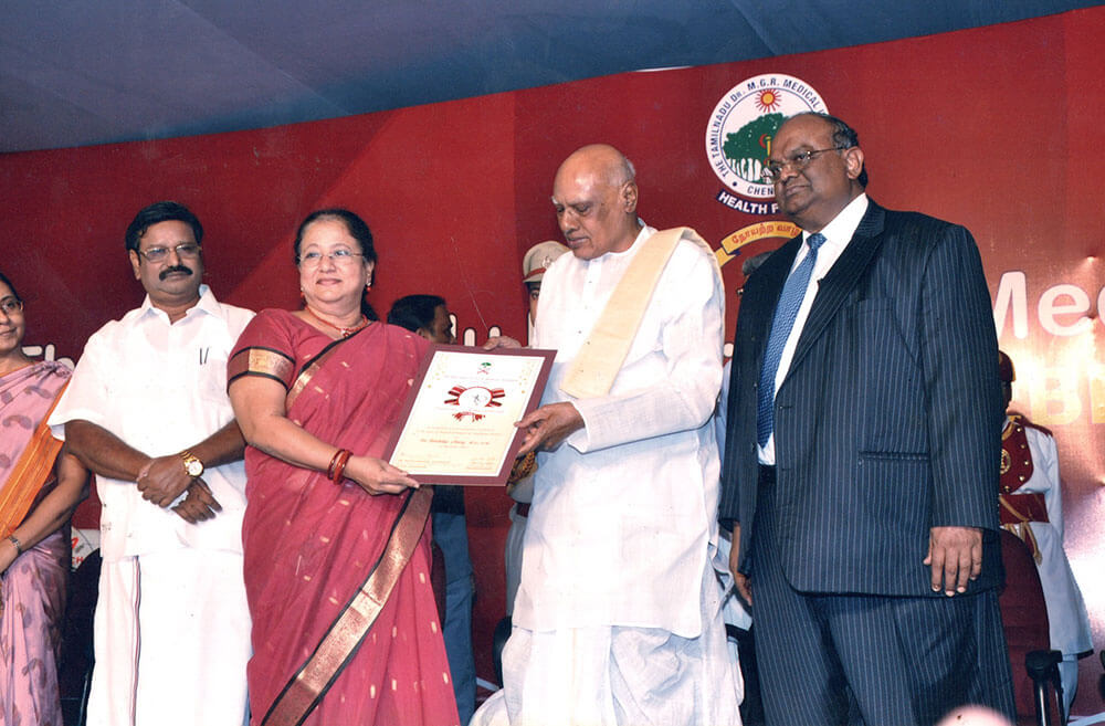 MGR Medical University - Lifetime Achievement Award