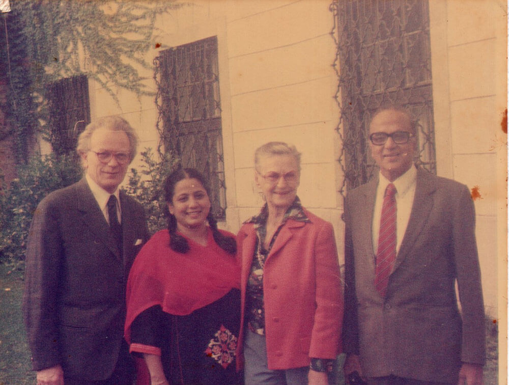 Dr. Prithika Chary with Dr. & Mrs Emil Pazstor & Prof Ramamurthi Budapest 